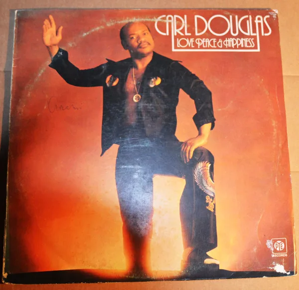 Capa de Carl Douglas — Love Peace And Happiness