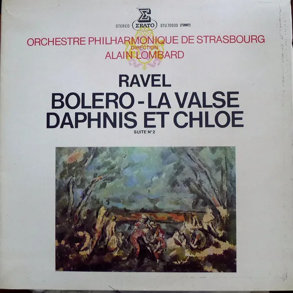 Capa de Orchestre Philharmonique De Strasbourg , Direction Alain Lombard . Ravel* — Boléro