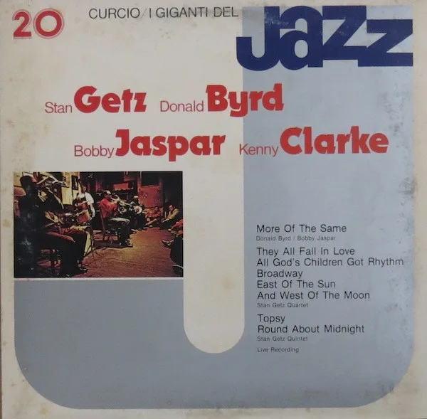 Capa de Stan Getz, Donald Byrd, Bobby Jaspar, Kenny Clarke — I Giganti Del Jazz Vol. 20