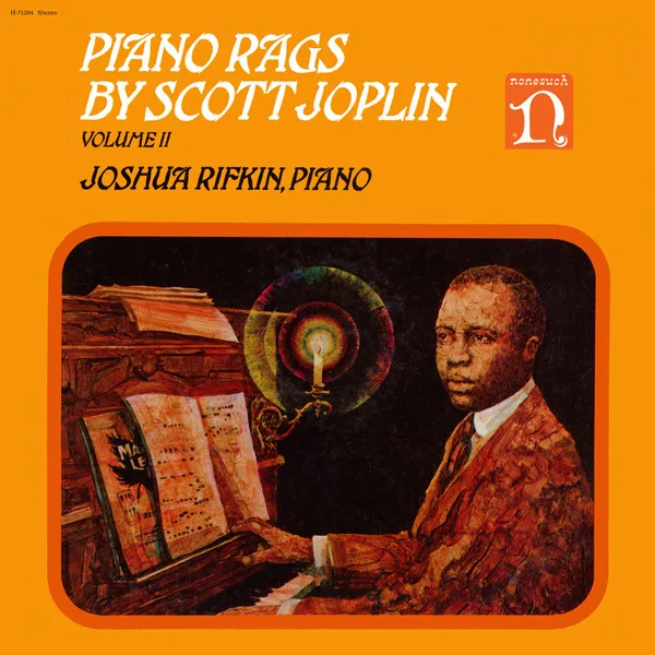 Capa de Scott Joplin; Joshua Rifkin — Piano Rags, Volume II