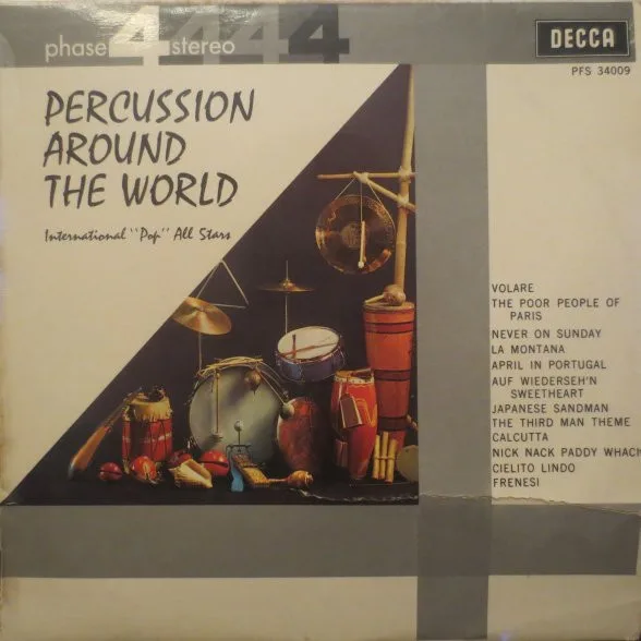 Capa de International "Pop" All Stars — Percussion Around The World