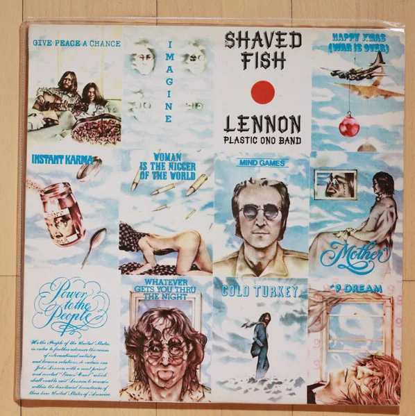 Capa de Lennon* & The Plastic Ono Band — Shaved Fish