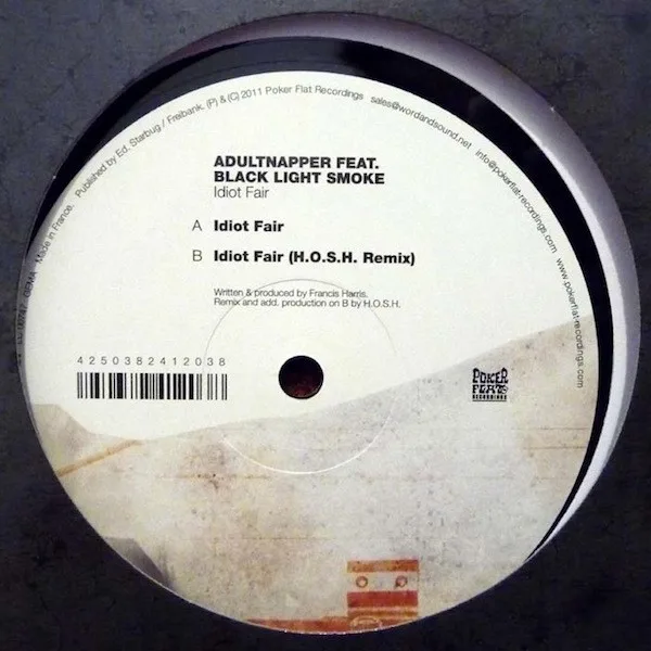 Capa de Adultnapper Feat. Black Light Smoke — Idiot Fair