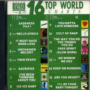 Capa de Various — 16 Top World Charts '91