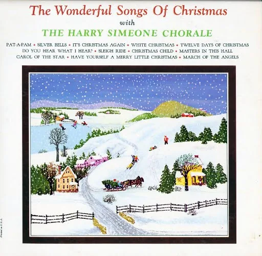 Capa de The Harry Simeone Chorale — The Wonderful Songs Of Christmas