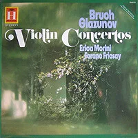 Capa de Max Bruch, Alexander Glazunov, Erica Morini, Radio Symphony Orchestra Berlin*, Ferenc Fricsay — Violin Concertos