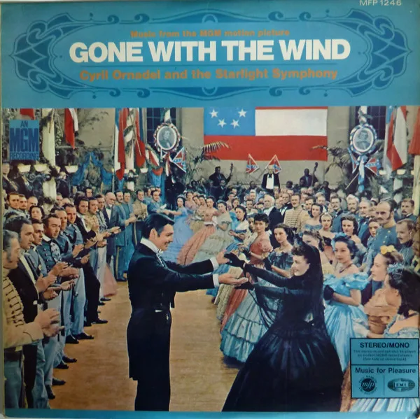 Capa de Cyril Ornadel And The Starlight Symphony — Gone With The Wind (Music From The MGM Motion Picture) 