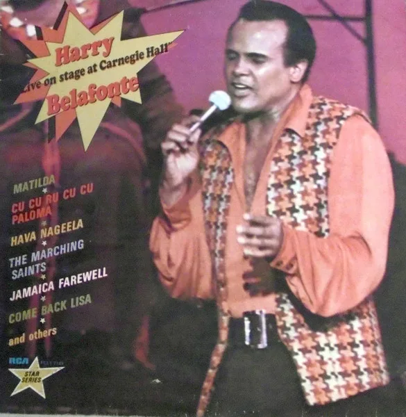Capa de Harry Belafonte — Live On Stage At Carnegie Hall