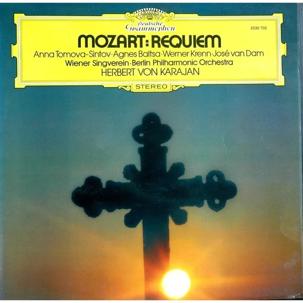 Capa de Mozart* — Anna Tomowa-Sintow, Agnes Baltsa, Werner Krenn, José Van Dam, Wiener Singverein, Berliner Philharmoniker, Herbert Von Karajan