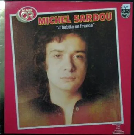 Capa de Michel Sardou — "J'Habite En France"