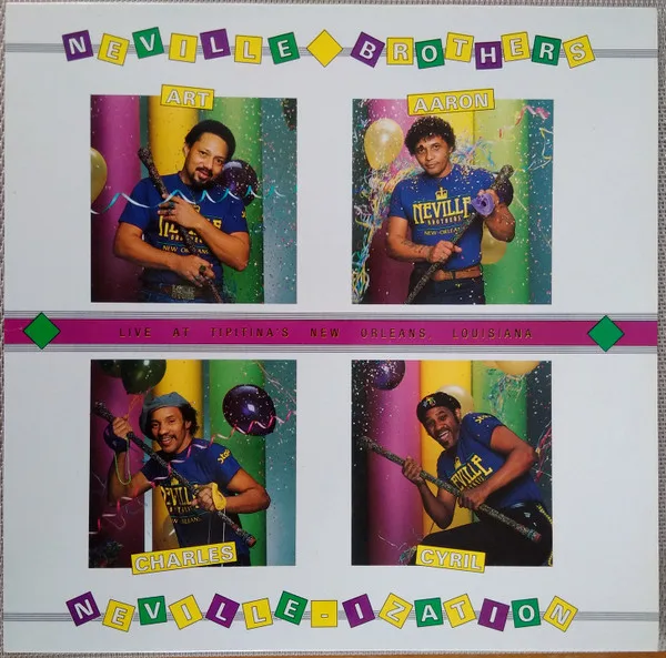 Capa de The Neville Brothers — Neville-Ization