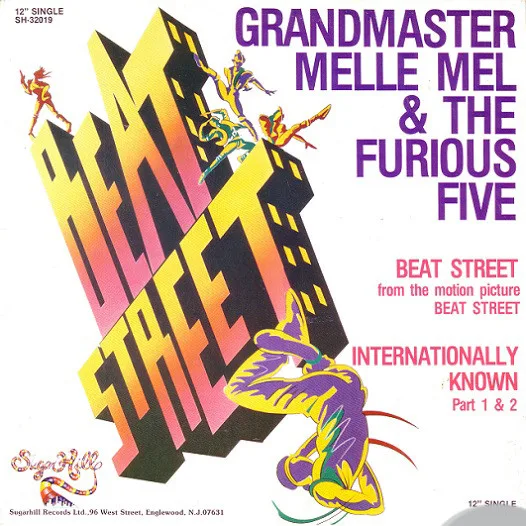 Capa de Grandmaster Melle Mel & The Furious Five — Beat Street / Internationally Known