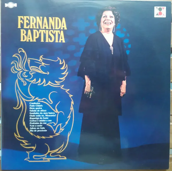 Capa de Fernanda Baptista — Candeeiro,Fado Chinês...