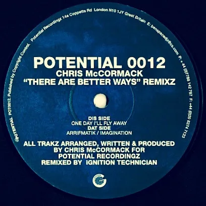 Capa de Chris McCormack — "There Are Better Ways" Remixz