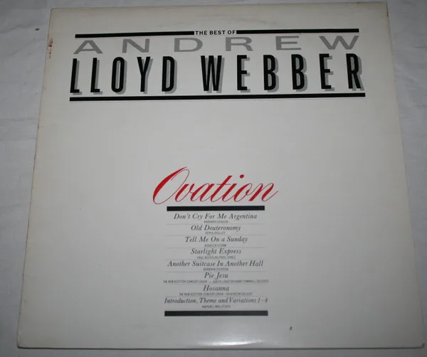Capa de Andrew Lloyd Webber — Ovation