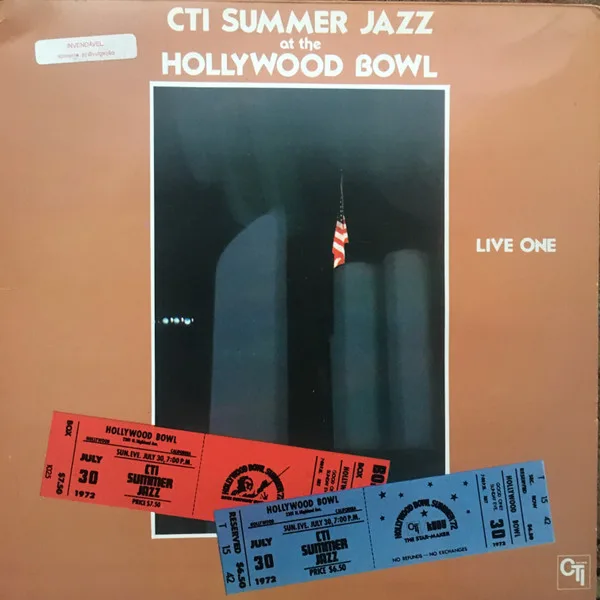 Capa de CTI All-Stars — CTI Summer Jazz At The Hollywood Bowl Live One