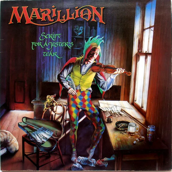 Capa de Marillion — Script For A Jester's Tear