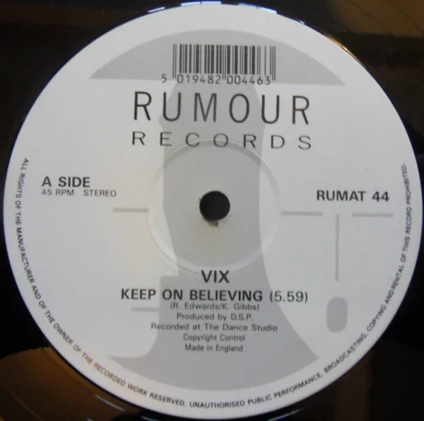 Capa de Vix — Keep On Believing
