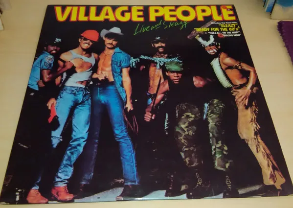 Capa de Village People — Live And Sleazy
