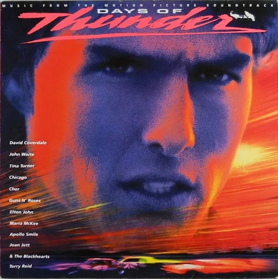Capa de Various — Days Of Thunder (Music From The Motion Picture Soundtrack)