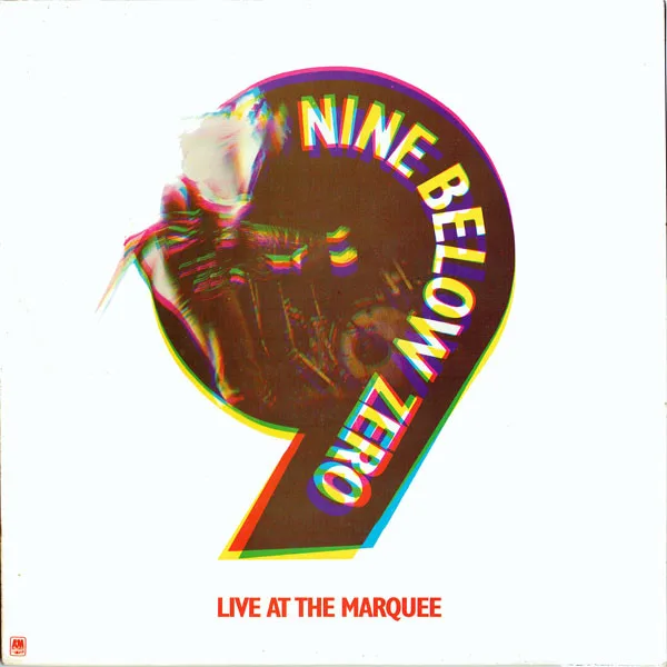Capa de Nine Below Zero — Live At The Marquee