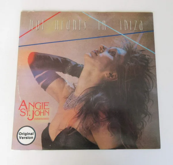 Capa de Angie St. John — Hot Nights In Ibiza