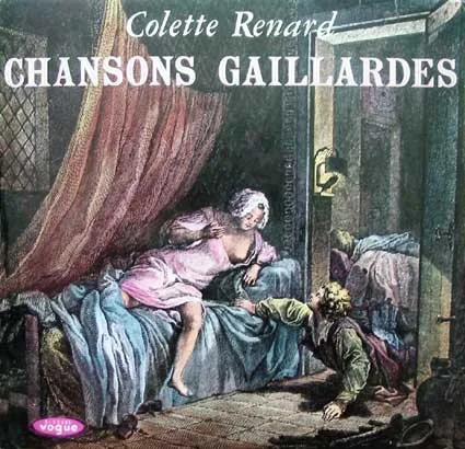 Capa de Colette Renard — Chansons Gaillardes