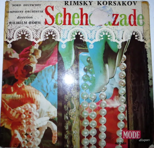 Capa de Rimsky-Korsakov*, Nord Deutsches Symphony Orchester*, Wilhelm Rohr — Scheherazade