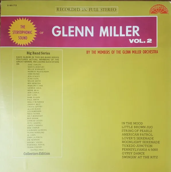 Capa de The Glenn Miller Orchestra — The Stereophonic Sound Of Glenn Miller By The Members Of The Glenn Miller Orchestra Vol. 2