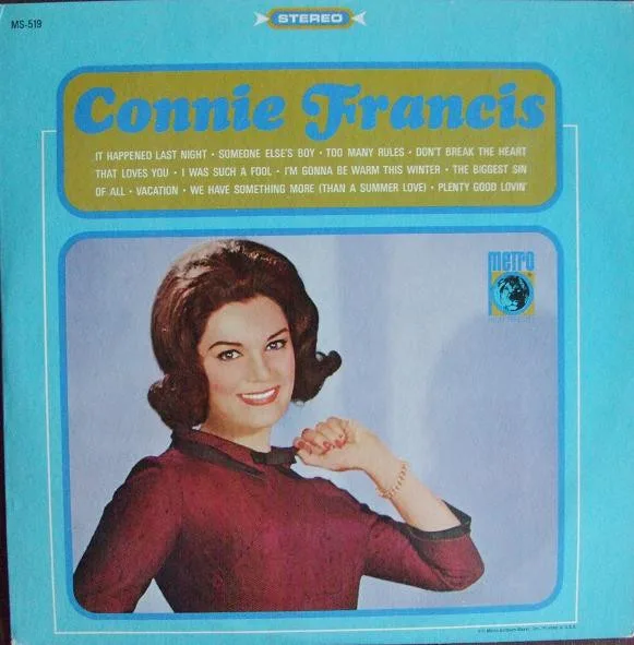 Capa de Connie Francis — Connie Francis