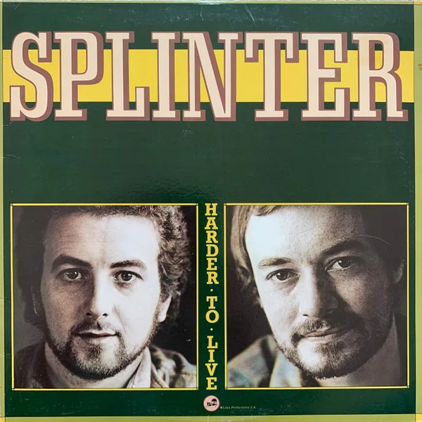 Capa de Splinter — Harder To Live