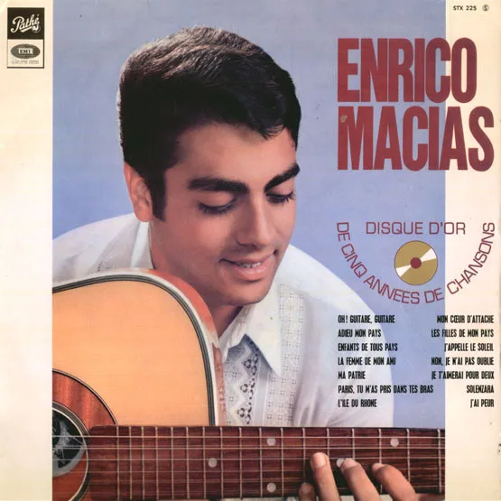 Capa de Enrico Macias — Disque D'Or De 5 Années De Chansons