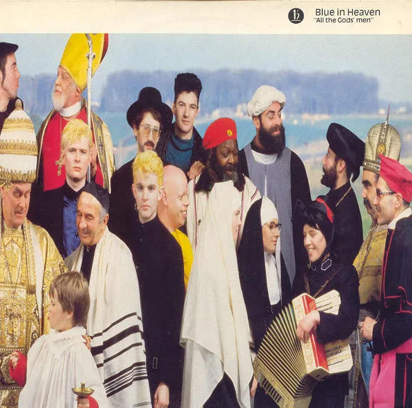 Capa de Blue In Heaven — All The Gods' Men