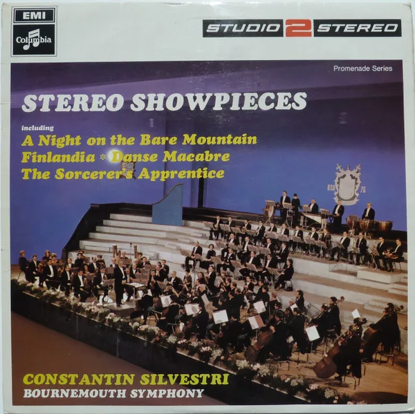 Capa de Constantin Silvestri, Bournemouth Symphony Orchestra — Stereo Showpieces