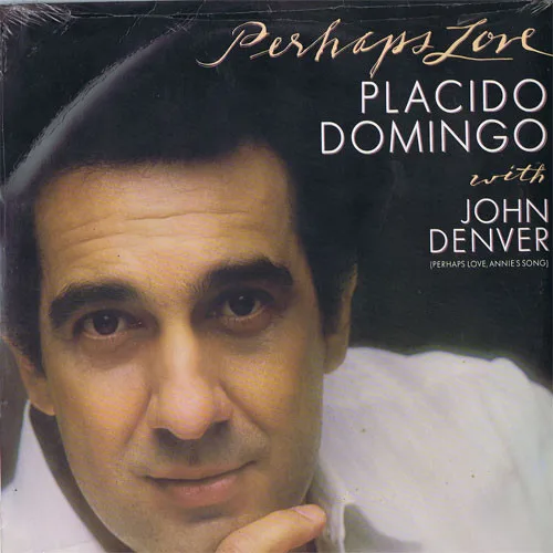 Capa de Placido Domingo With John Denver — Perhaps Love