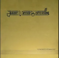 Capa de Juan Vicente Torrealba — Concierto Romantico
