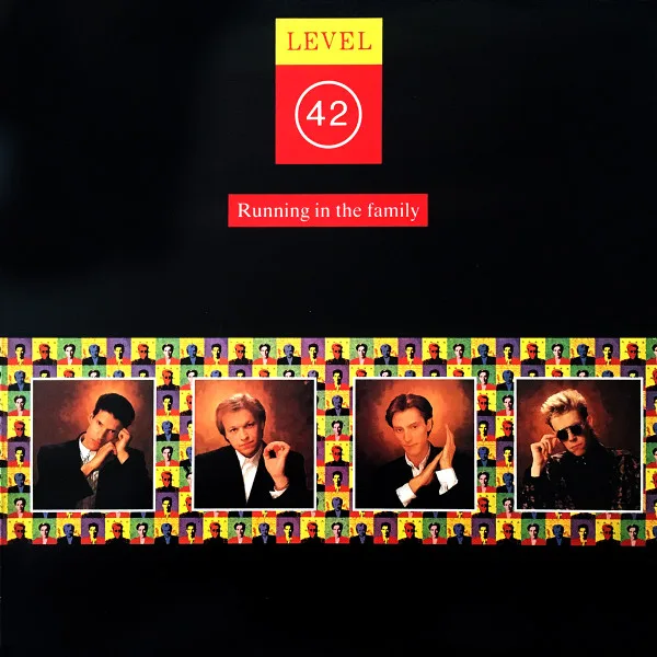 Capa de Level 42 — Running In The Family