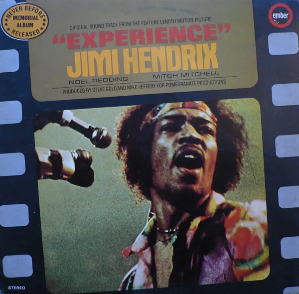 Capa de Jimi Hendrix — Original Sound Track 'Experience'