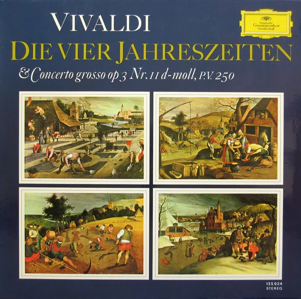 Capa de Vivaldi* — Die Vier Jahreszeiten & Concerto Grosso Op 3 Nr. II D-moll, P.V. 250