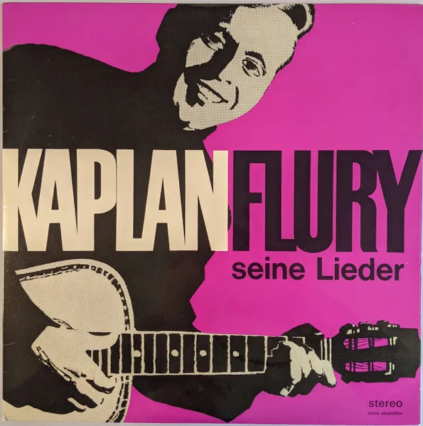 Capa de Kaplan Flury — Seine Lieder