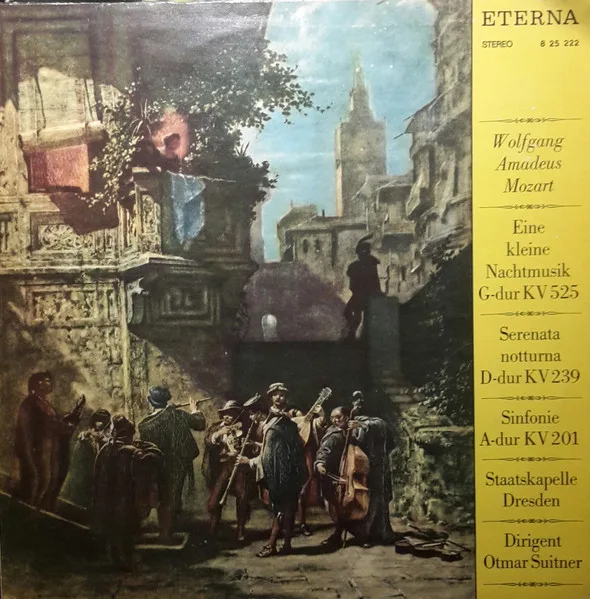 Capa de Wolfgang Amadeus Mozart — Staatskapelle Dresden, Otmar Suitner