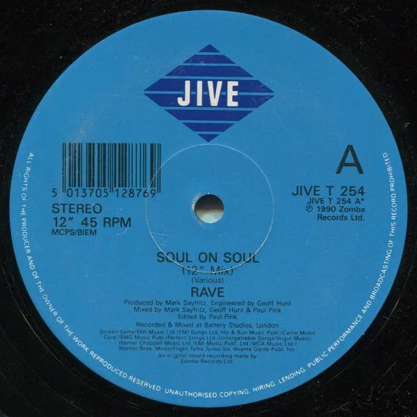 Capa de Rave (2) — Soul On Soul