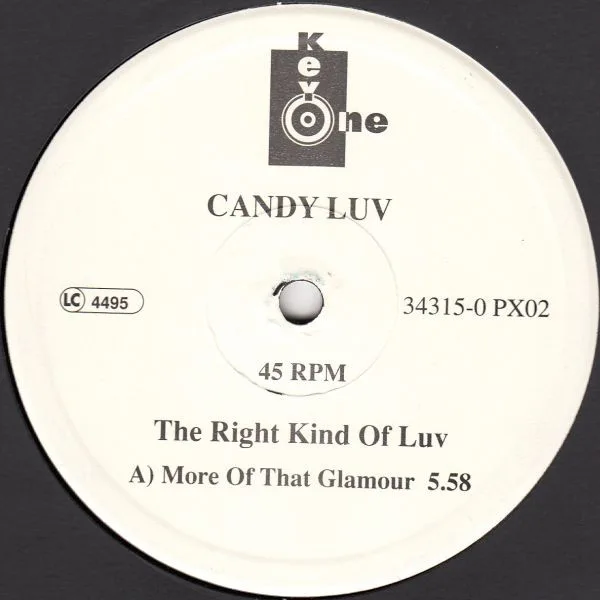 Capa de Candy Luv — The Right Kind Of Love
