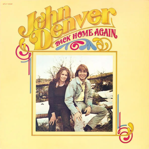 Capa de John Denver — Back Home Again