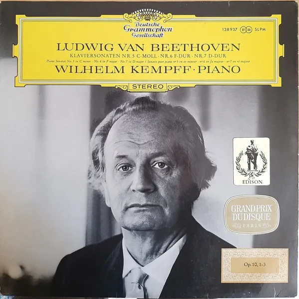 Capa de Ludwig van Beethoven — Wilhelm Kempff