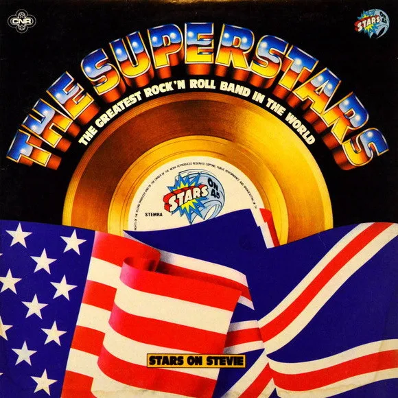 Capa de Stars On 45 — The Superstars (The Greatest Rock´n´roll Band In The World)/Stars On Stevie