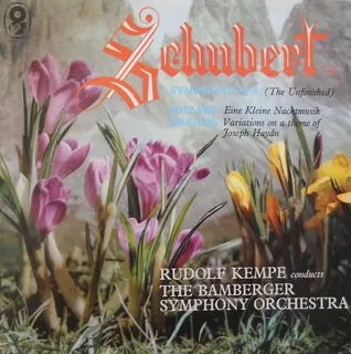 Capa de Schubert*, Mozart*, Brahms* — Rudolf Kempe Conducts Bamberger Symphony Orchestra, The*
