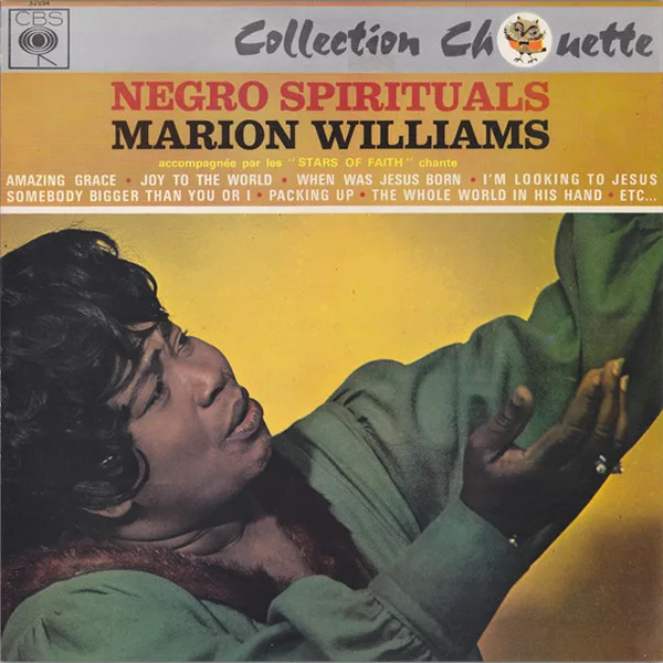 Capa de Marion Williams — Negro Spirituals