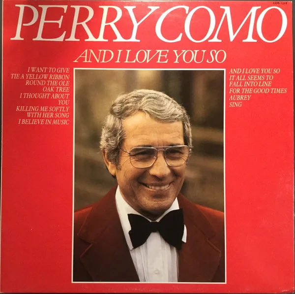 Capa de Perry Como — And I Love You So