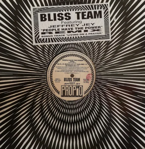 Capa de Bliss Team Featuring Jeffrey Jey — People Have The Power (Remix)